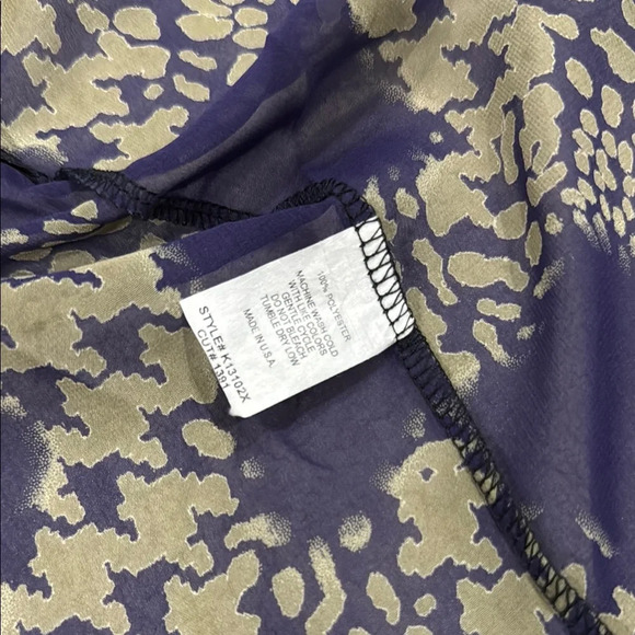 Lyss Loo Sheer Kimono with Abstract Design - Picture 3 of 3